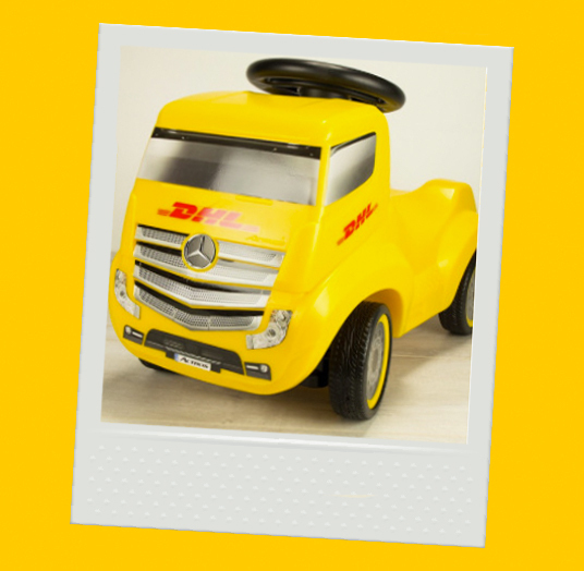 DHL Mercedes Actros Ride-on