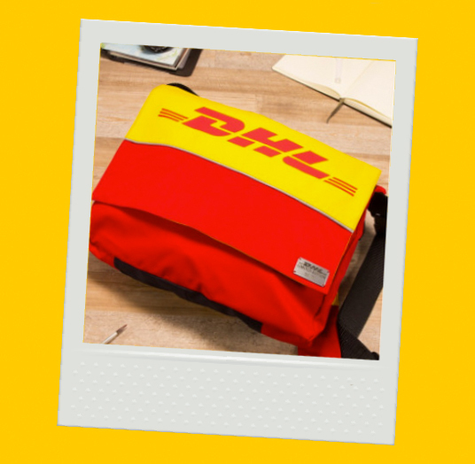 DHL UPCYCLED MESSENGER - LIMITED EDITION