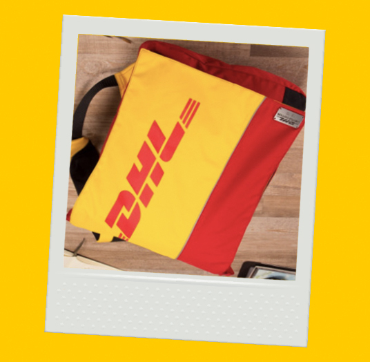 DHL UPCYCLED BACKPACK - LIMITED EDITION