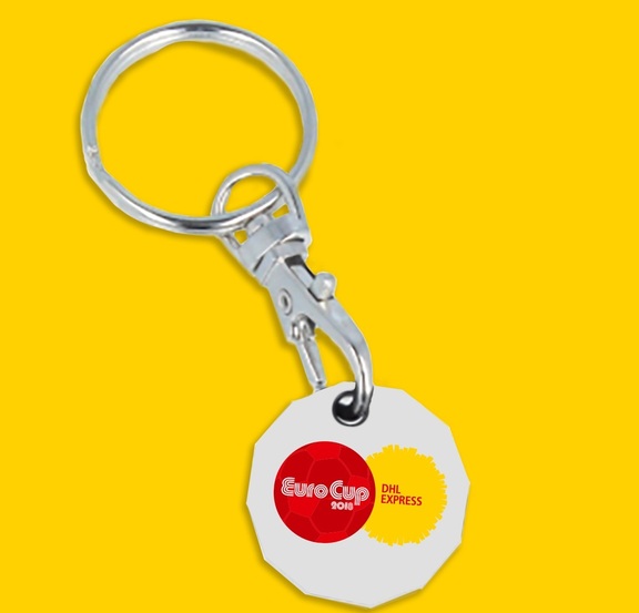 EuroCup Coin Keyring